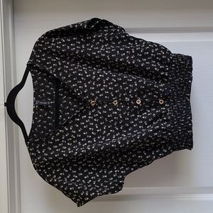 Shirred Waist Floral Summer Top